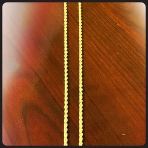 14K Yellow Gold Rope Chain 25”